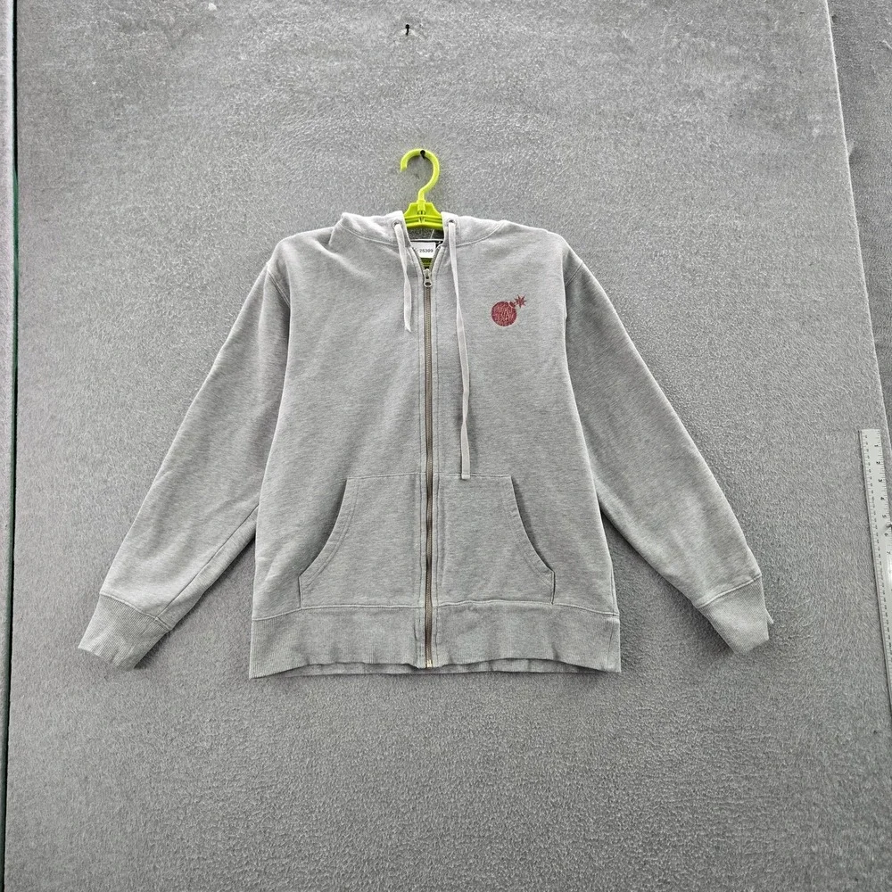 The Hundreds Men Hoodie S Gray Death From‎ Below Cartoon Archer Full Zip